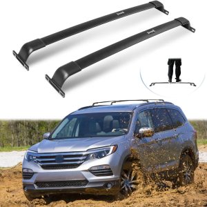 Enhanced 220 LBS Roof Racks for 2016-2022 Honda Pilot, All Aluminum Alloy Cross Bars, Upgraded from The OE-Style